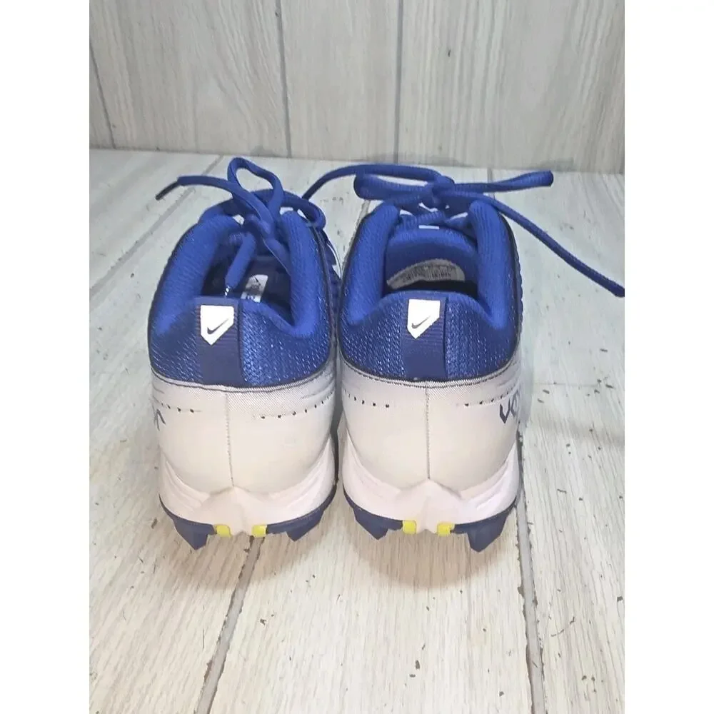 Nike Vapor Keystone 2 Cleats Blue White Baseball Shoes Size 2 Youth Athletic New